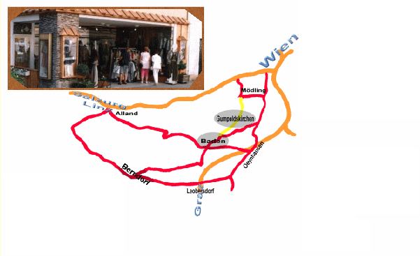 Alpengwandl Filiale Lageplan